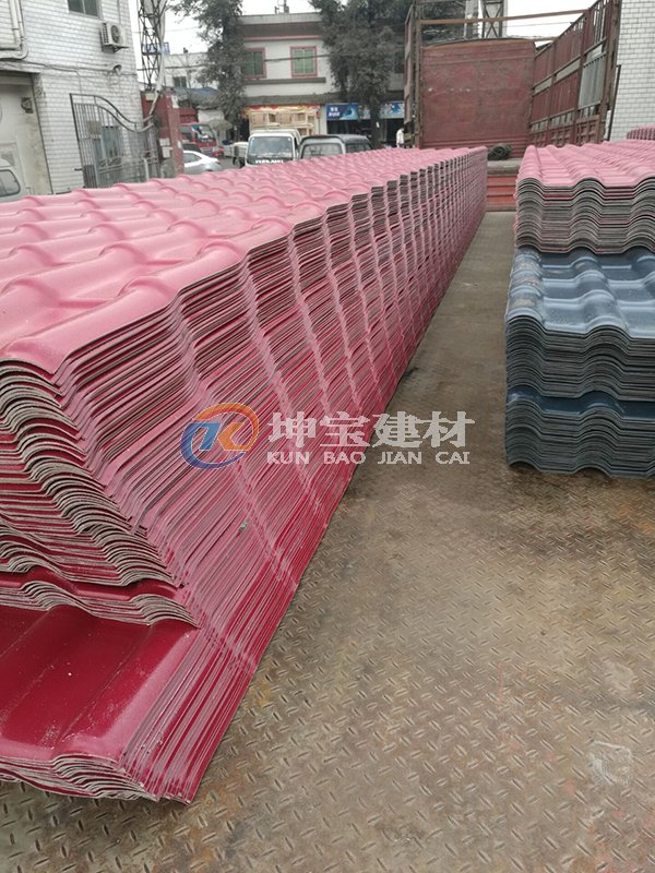 平改坡工程用合成樹(shù)脂瓦好處多