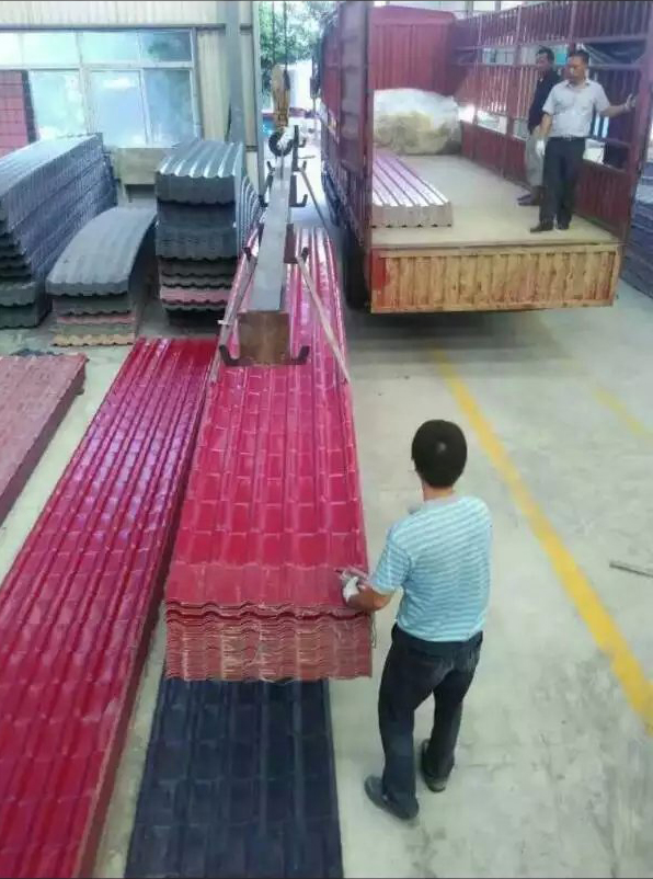 湖南經(jīng)銷商采購1200平米合成樹脂瓦